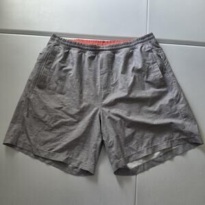 Birddogs Shorts Mens 2XL Gray Lined Quick Dry Athletic Running Gym 9 Inseam